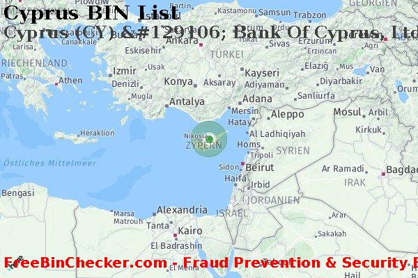Cyprus Cyprus+%28CY%29+%26%23129106%3B+Bank+Of+Cyprus%2C+Ltd. BIN-Liste