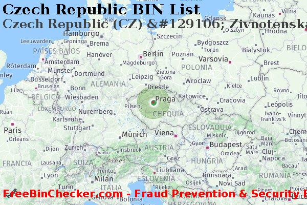 Czech Republic Czech+Republic+%28CZ%29+%26%23129106%3B+Zivnotenska+Banka%2C+A.s. Lista de BIN
