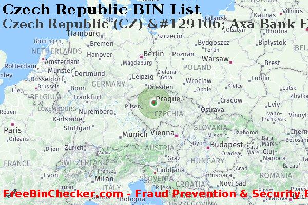 Czech Republic Czech+Republic+%28CZ%29+%26%23129106%3B+Axa+Bank+Europe%2C+S.a. BIN List