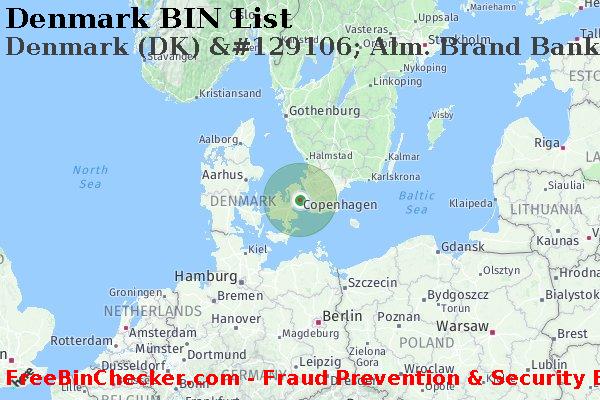 Denmark Denmark+%28DK%29+%26%23129106%3B+Alm.+Brand+Bank BINリスト