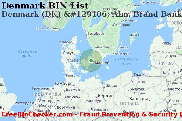 Denmark Denmark+%28DK%29+%26%23129106%3B+Alm.+Brand+Bank Список БИН