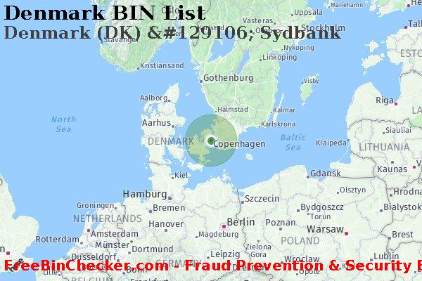 Denmark Denmark+%28DK%29+%26%23129106%3B+Sydbank BIN Dhaftar