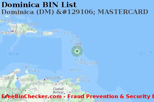 Dominica Dominica+%28DM%29+%26%23129106%3B+MASTERCARD BIN列表