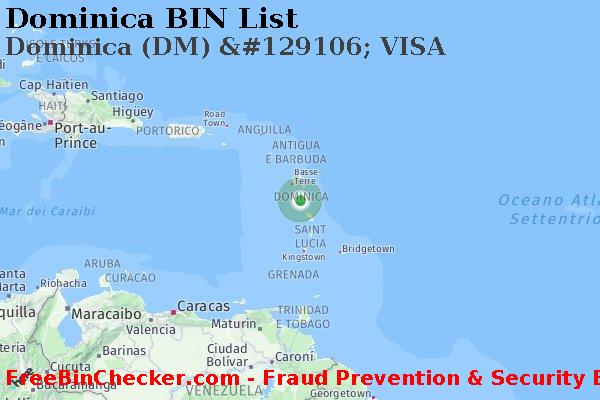 Dominica Dominica+%28DM%29+%26%23129106%3B+VISA Lista BIN