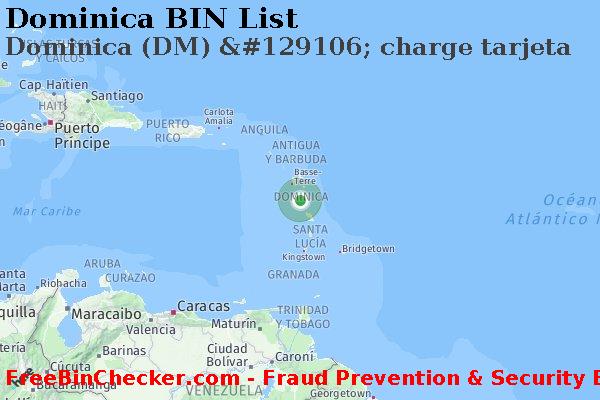 Dominica Dominica+%28DM%29+%26%23129106%3B+charge+tarjeta Lista de BIN