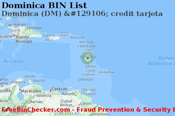 Dominica Dominica+%28DM%29+%26%23129106%3B+credit+tarjeta Lista de BIN