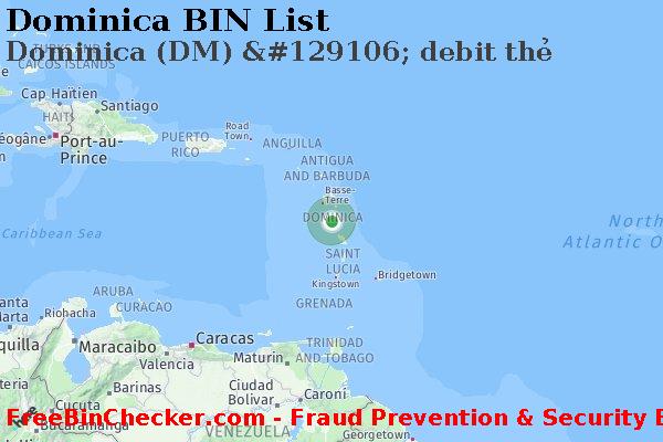 Dominica Dominica+%28DM%29+%26%23129106%3B+debit+th%E1%BA%BB BIN Danh sách