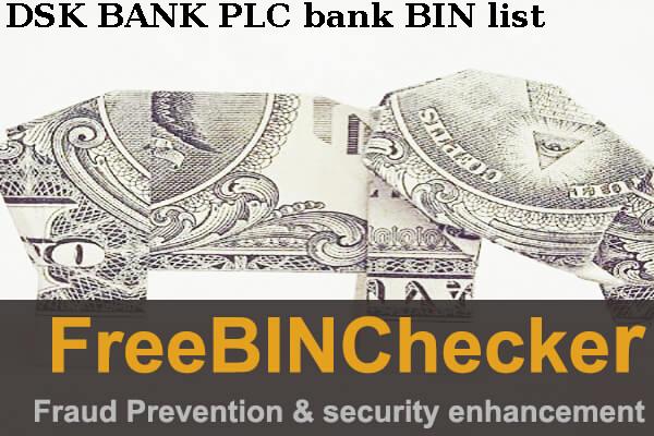 Dsk Bank Plc قائمة BIN