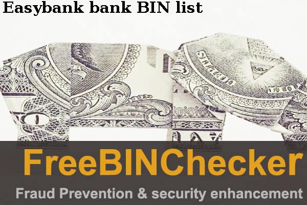 Easybank BIN列表
