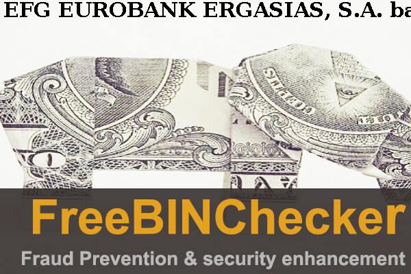 Efg Eurobank Ergasias, S.a. BIN 목록