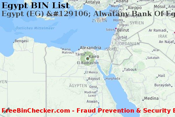 Egypt Egypt+%28EG%29+%26%23129106%3B+Alwatany+Bank+Of+Egypt BIN-Liste