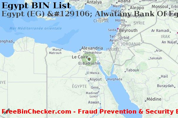 Egypt Egypt+%28EG%29+%26%23129106%3B+Alwatany+Bank+Of+Egypt BIN Liste 