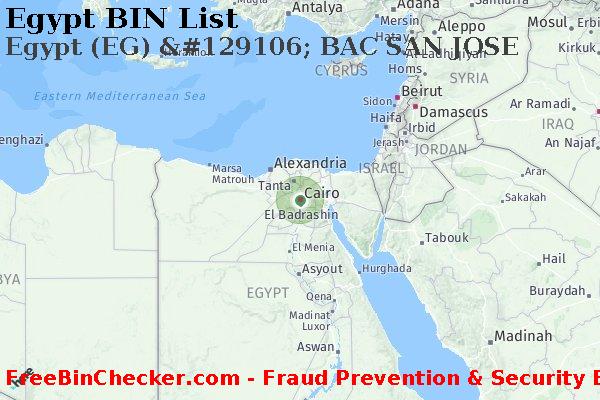 Egypt Egypt+%28EG%29+%26%23129106%3B+BAC+SAN+JOSE BIN List