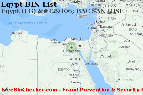 Egypt Egypt+%28EG%29+%26%23129106%3B+BAC+SAN+JOSE Lista de BIN