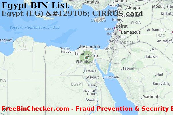 Egypt Egypt+%28EG%29+%26%23129106%3B+CIRRUS+card BIN Lijst
