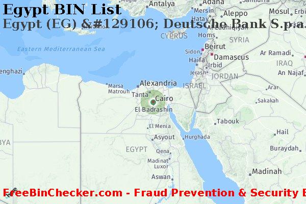 Egypt Egypt+%28EG%29+%26%23129106%3B+Deutsche+Bank+S.p.a. BIN List