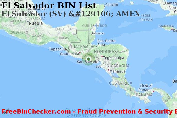 El Salvador El+Salvador+%28SV%29+%26%23129106%3B+AMEX Lista BIN
