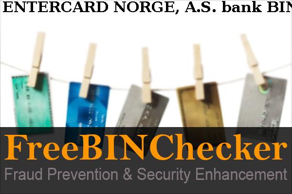 Entercard Norge, A.s. BIN Lijst