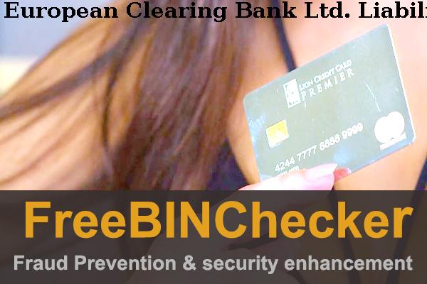 European Clearing Bank Ltd. Liability Company Lista BIN