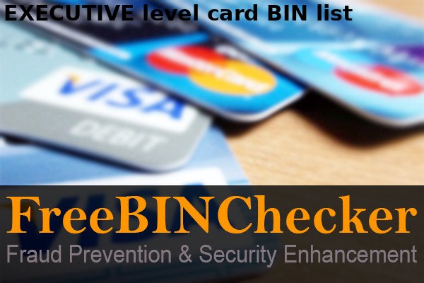 EXECUTIVE BIN List