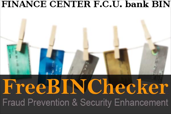 Finance Center F.c.u. BIN列表