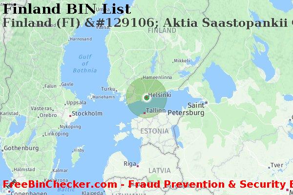 Finland Finland+%28FI%29+%26%23129106%3B+Aktia+Saastopankii+Oy BIN List