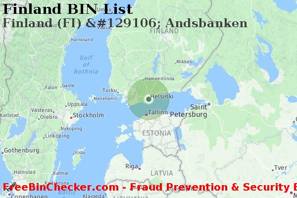 Finland Finland+%28FI%29+%26%23129106%3B+Andsbanken BIN List