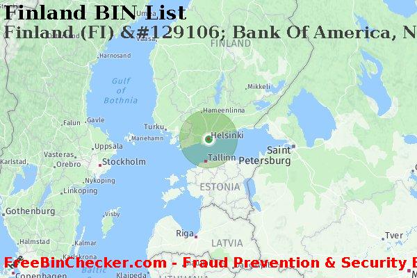 Finland Finland+%28FI%29+%26%23129106%3B+Bank+Of+America%2C+N.a. BIN List