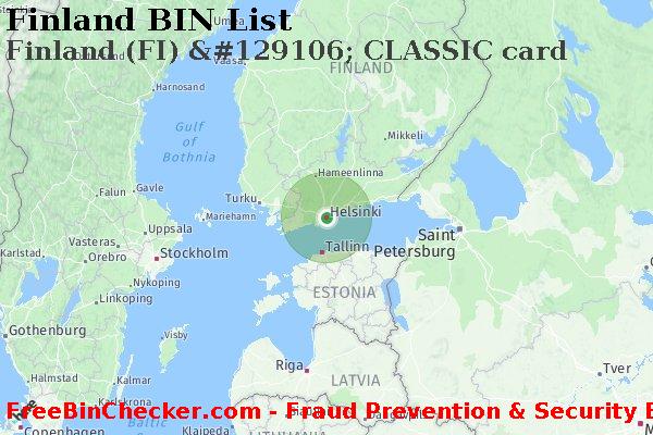 Finland Finland+%28FI%29+%26%23129106%3B+CLASSIC+card BIN List