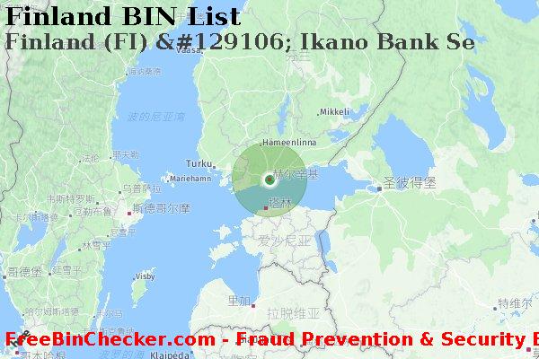 Finland Finland+%28FI%29+%26%23129106%3B+Ikano+Bank+Se BIN列表