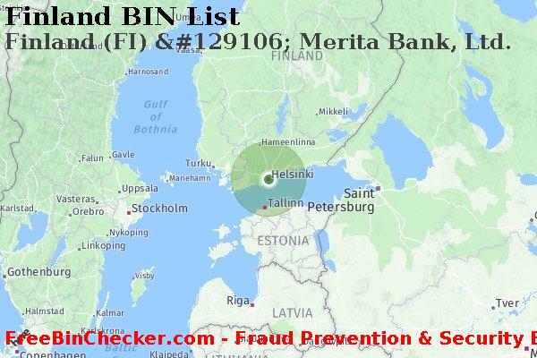 Finland Finland+%28FI%29+%26%23129106%3B+Merita+Bank%2C+Ltd. BINリスト