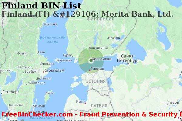 Finland Finland+%28FI%29+%26%23129106%3B+Merita+Bank%2C+Ltd. Список БИН