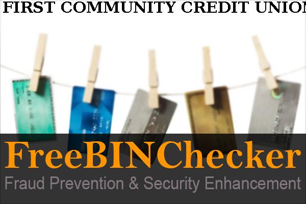 First Community Credit Union Of Houston BIN Liste 