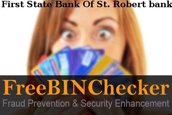 First State Bank Of St. Robert قائمة BIN