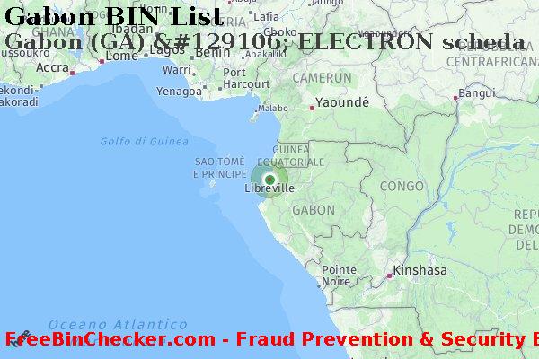 Gabon Gabon+%28GA%29+%26%23129106%3B+ELECTRON+scheda Lista BIN
