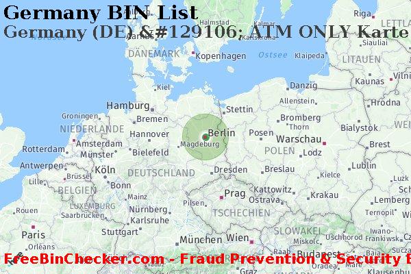 Germany Germany+%28DE%29+%26%23129106%3B+ATM+ONLY+Karte BIN-Liste
