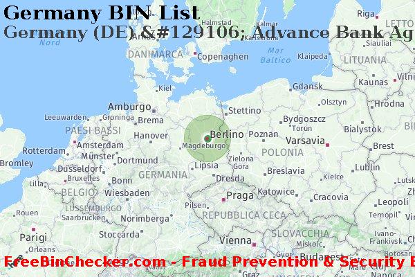 Germany Germany+%28DE%29+%26%23129106%3B+Advance+Bank+Ag Lista BIN