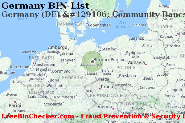 Germany Germany+%28DE%29+%26%23129106%3B+Community+Bancservice+Corporation%2C+Inc. Lista BIN