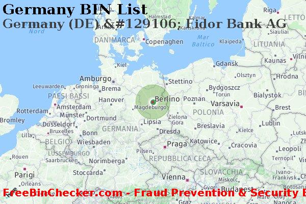Germany Germany+%28DE%29+%26%23129106%3B+Fidor+Bank+AG Lista BIN