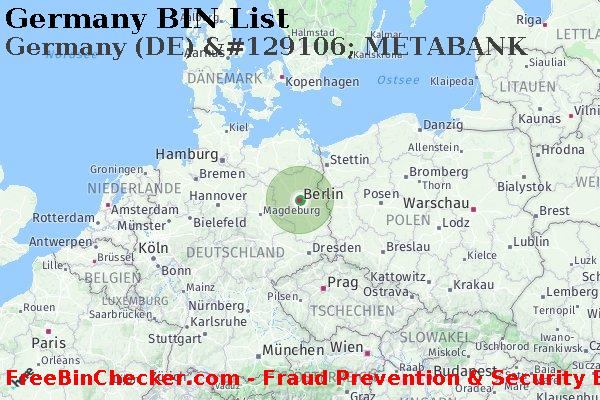 Germany Germany+%28DE%29+%26%23129106%3B+METABANK BIN-Liste