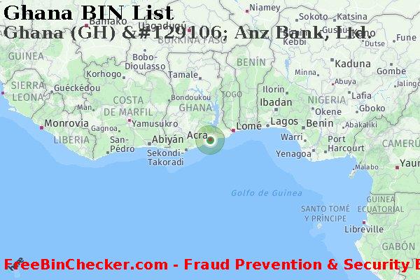 Ghana Ghana+%28GH%29+%26%23129106%3B+Anz+Bank%2C+Ltd. Lista de BIN