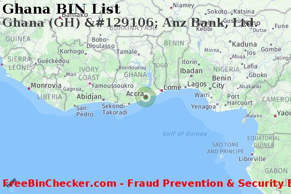 Ghana Ghana+%28GH%29+%26%23129106%3B+Anz+Bank%2C+Ltd. बिन सूची