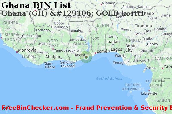 Ghana Ghana+%28GH%29+%26%23129106%3B+GOLD+kortti BIN List
