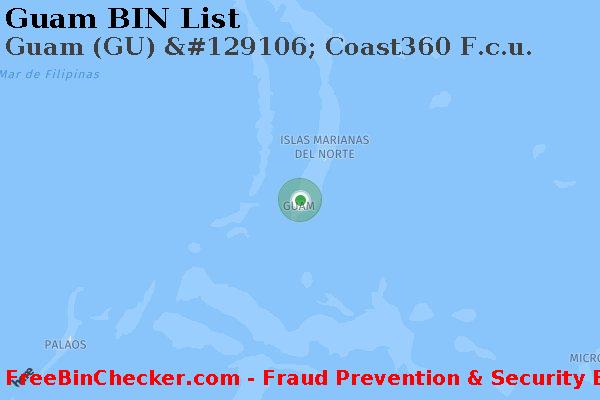 Guam Guam+%28GU%29+%26%23129106%3B+Coast360+F.c.u. Lista de BIN