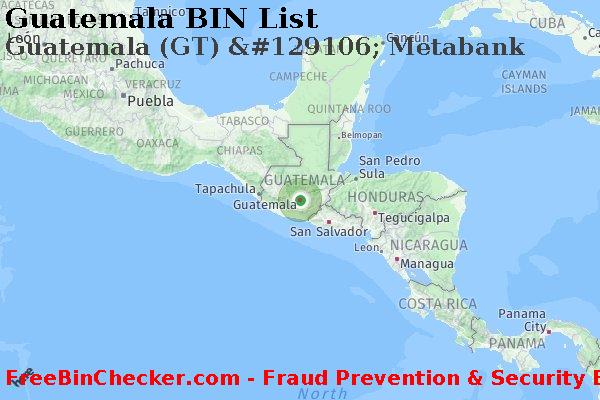 Guatemala Guatemala+%28GT%29+%26%23129106%3B+Metabank BIN List