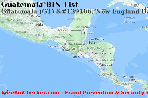 Guatemala Guatemala+%28GT%29+%26%23129106%3B+New+England+Bankcard+Association%2C+Inc. BIN List