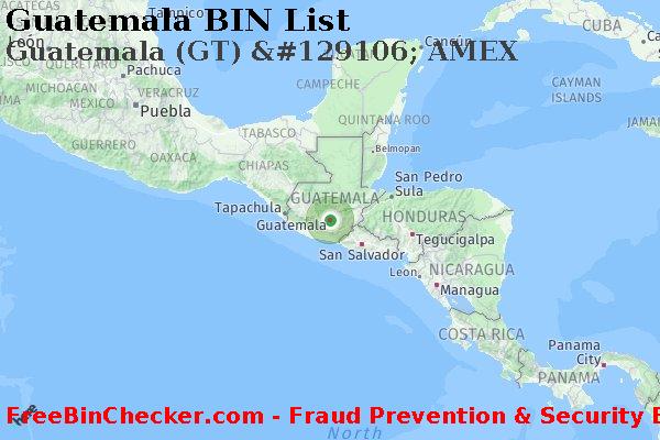 Guatemala Guatemala+%28GT%29+%26%23129106%3B+AMEX BIN List