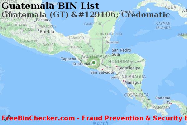 Guatemala Guatemala+%28GT%29+%26%23129106%3B+Credomatic বিন তালিকা