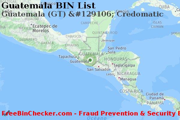 Guatemala Guatemala+%28GT%29+%26%23129106%3B+Credomatic Lista de BIN