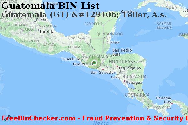 Guatemala Guatemala+%28GT%29+%26%23129106%3B+Teller%2C+A.s. BIN List